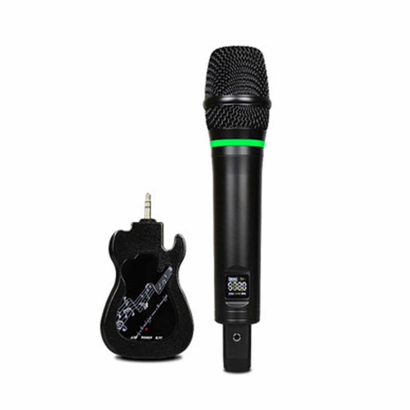 

BAOBAOMI GT100 / GT-200 UHF USB 3.5 мм 6.35 мм Беспроводной Микрофон Мегафон ручной микрофон с Приемник для караоке речи