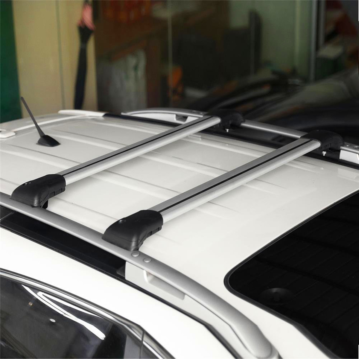 2pc 48/" Window-Frame-Mount Roof Rack Cross Bar For Toyota//Scion//Mazda//Mitsubishi