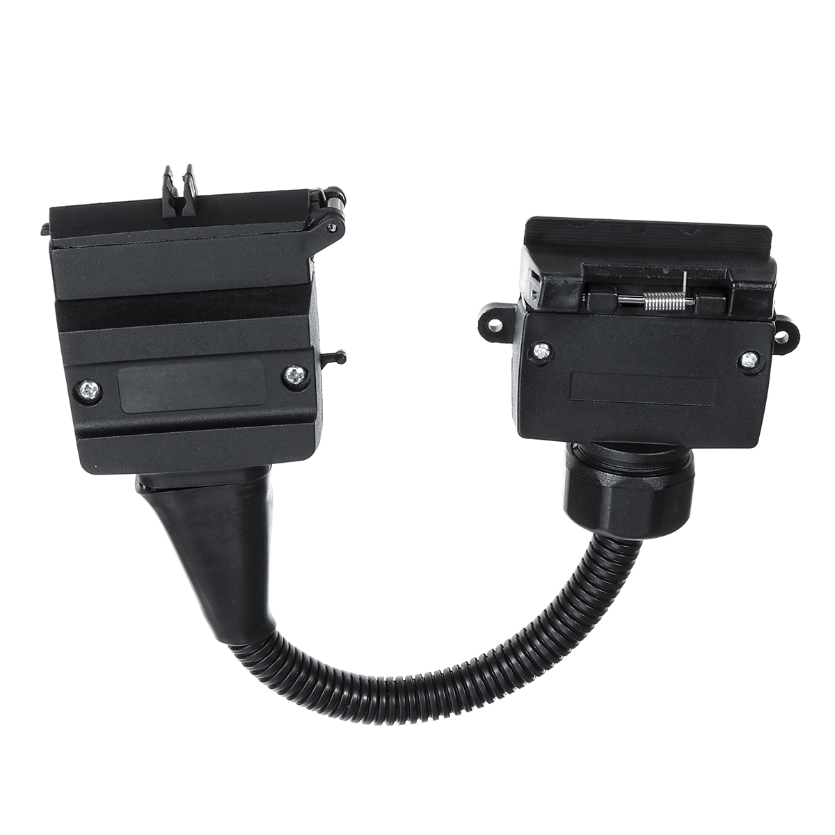 

7 Pin Flat Female Socket to 12 Pin Male Plug Caravan Connector Trailer Adaptor