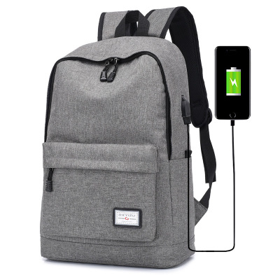 

DXYIZU USB Charging Backpack Youth Fashional College Wind Bag Outdoor Travel Laptop Bag