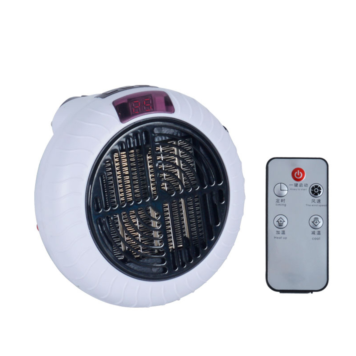 

900W Mini Electric Heater Warm Household Wall Handy Heater Office Stove Room