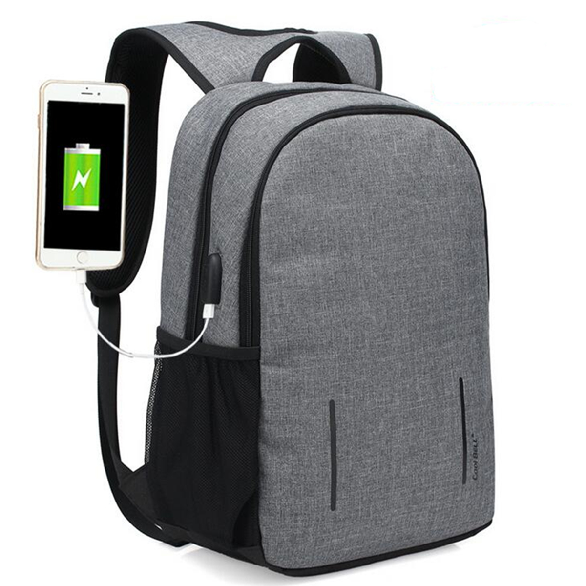 

Anti-thief Fashion Men Backpack Multifunctional Waterproof 15.6 inch Laptop Bag Man USB Charging Travel Bag for 15.6/17.