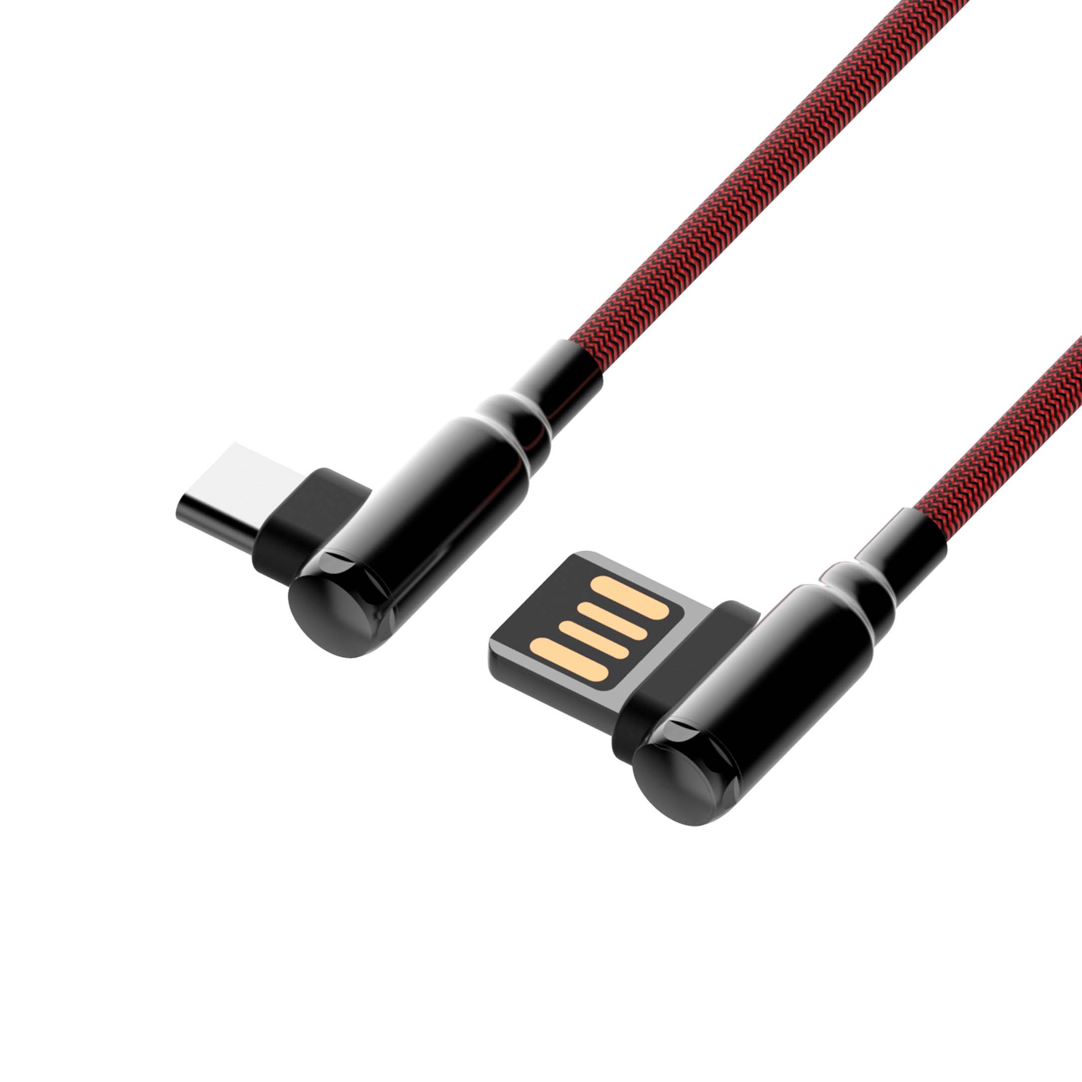 

LIDNO 2.4A Type-C Micro USB Fast Charging 90 Degree Elbow Data Cable for Huawei P30 Pro Mate 30 5G 9Pro K30 S10+ Note 10
