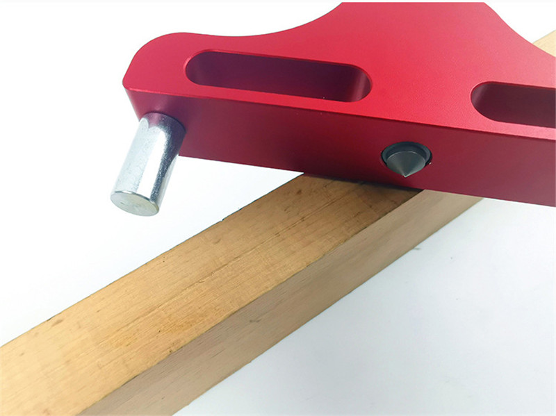 Aluminum Alloy Woodworking Center Finder Line Measuring Marking Gauge Scriber Scribing Tool Woodworking 14