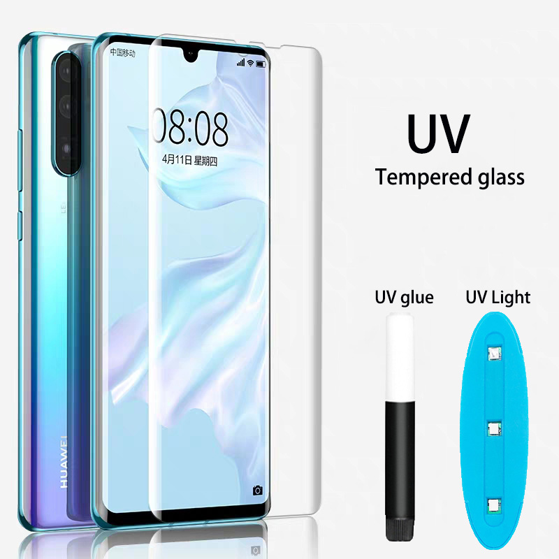 

Bakeey HD Прозрачная UV Жидкая полная клейкая крышка изогнутая, противовзрывная Soft Закаленное стекло для экрана для Xi