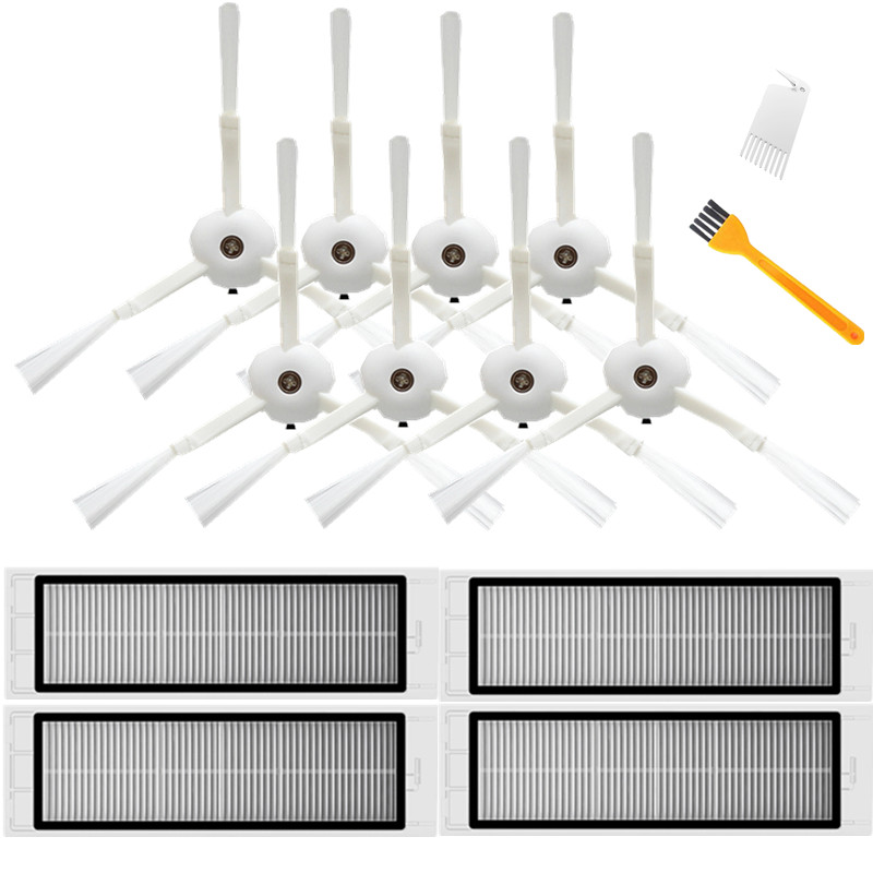 

14PCS Side Brush HEPA Filters Comb Cleaning Tool for Xiaomi Roborock Xiaowa Vacuum Cleaner Replacements Kit Non-original