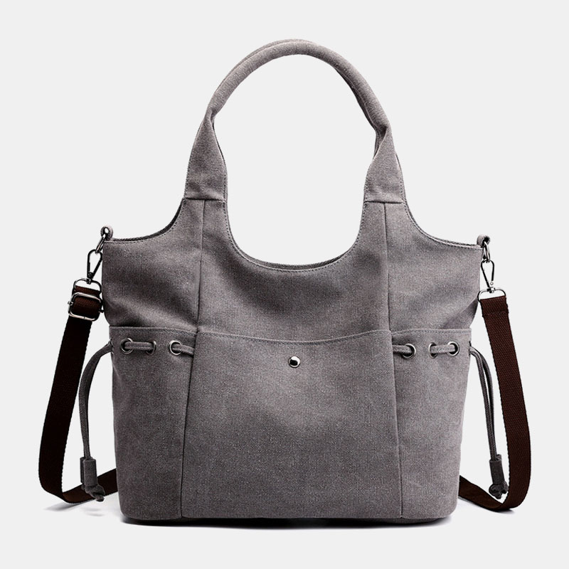 

Women Large Capacity Canvas Handbag Shoulder Bag Crossbody Bag For Shopping Outdoor