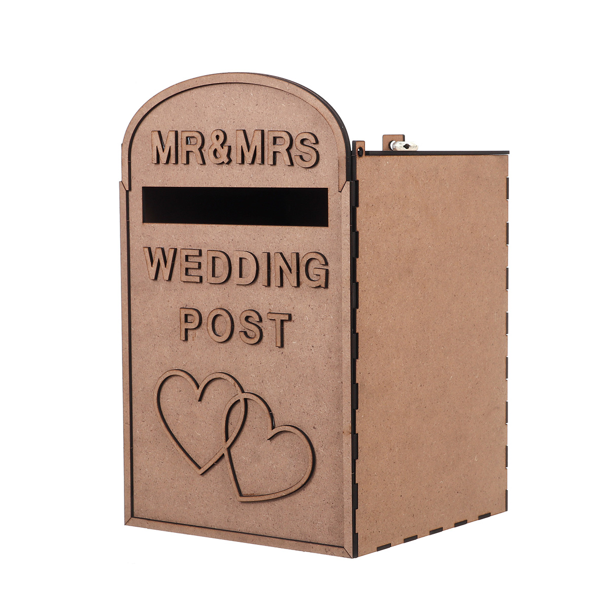 

Personalised Wooden Wedding Card Post Mail Box Guest Wedding Decoration Mailbox