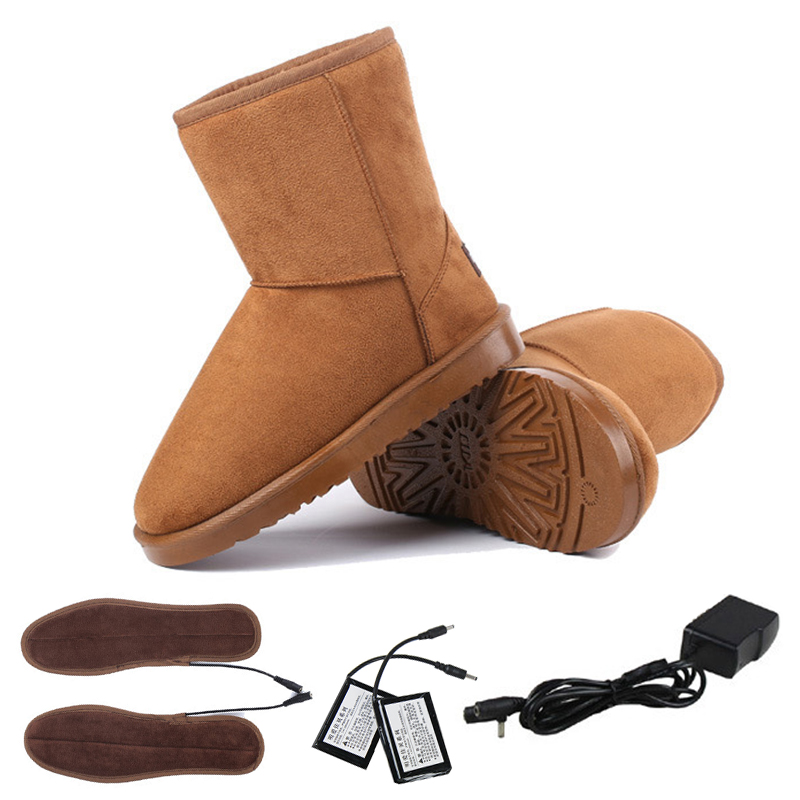 7.4V Electric Heating Shoes Snow Boots Warm Insoles For Women 113℉/45℃ For 3~4 Hours от Banggood WW