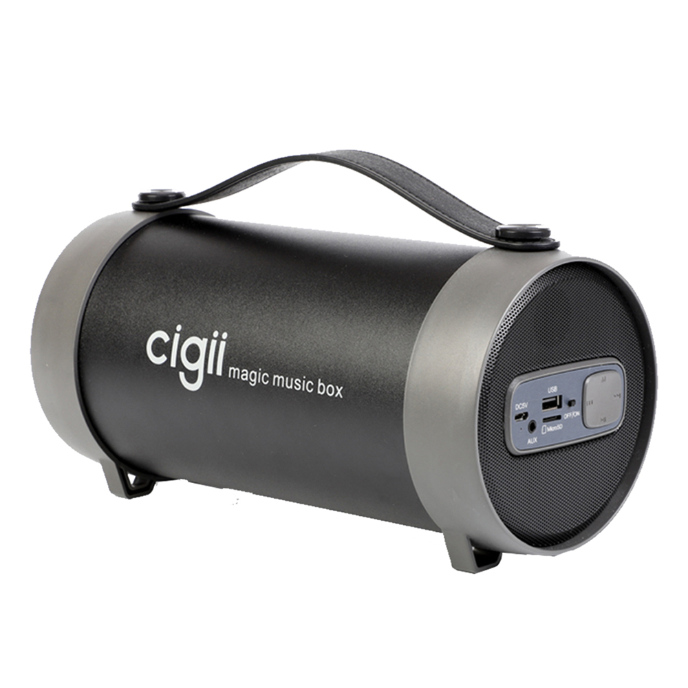 

CIGII S22E 1500 мАч 3,5 мм Беспроводной портативный динамик Bluetooth сабвуфер с шумоподавлением с контролем эха FM Ради
