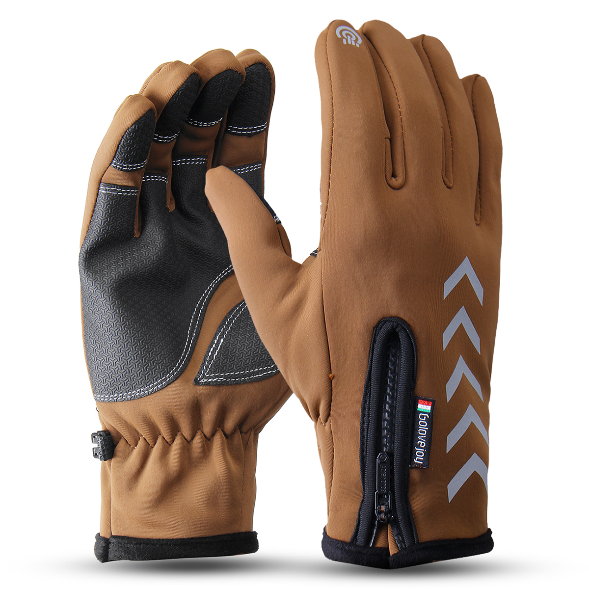 

Men Sport Gloves Winter Warm Thermal Gloves Touchscreen Windproof Waterproof Cycling Skiing Mitten