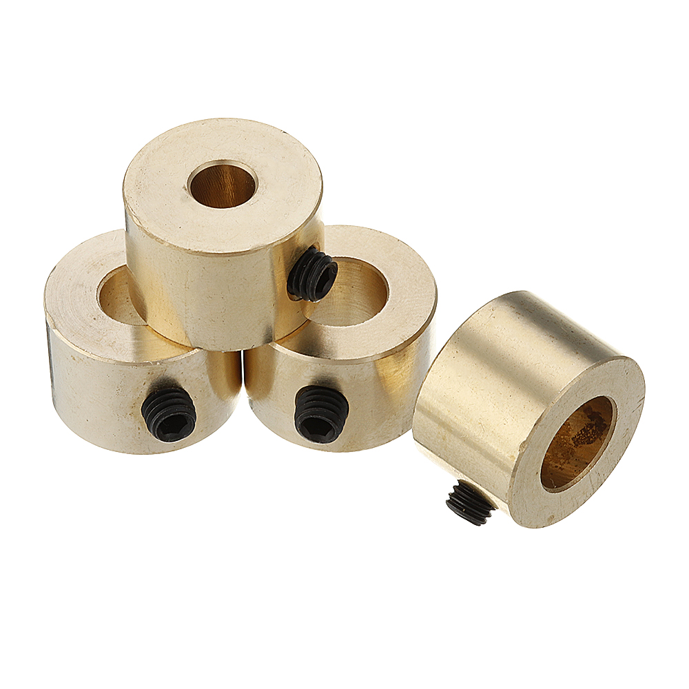 

6/8/9/10mm Brass Depth Stop Collar Twist Drill Bit Shaft Ring Woodworking Positioner Spacing Ring Locator