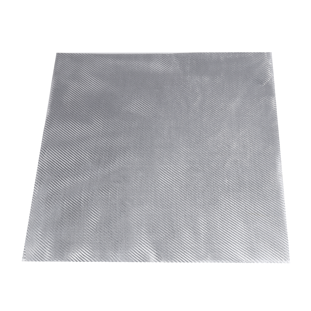 

0.3mm 3K Silver Electroplate Carbon Fiber Fabric Cloth Carbon Fiber Glass Sheet High Strength for Building Bridge Constr