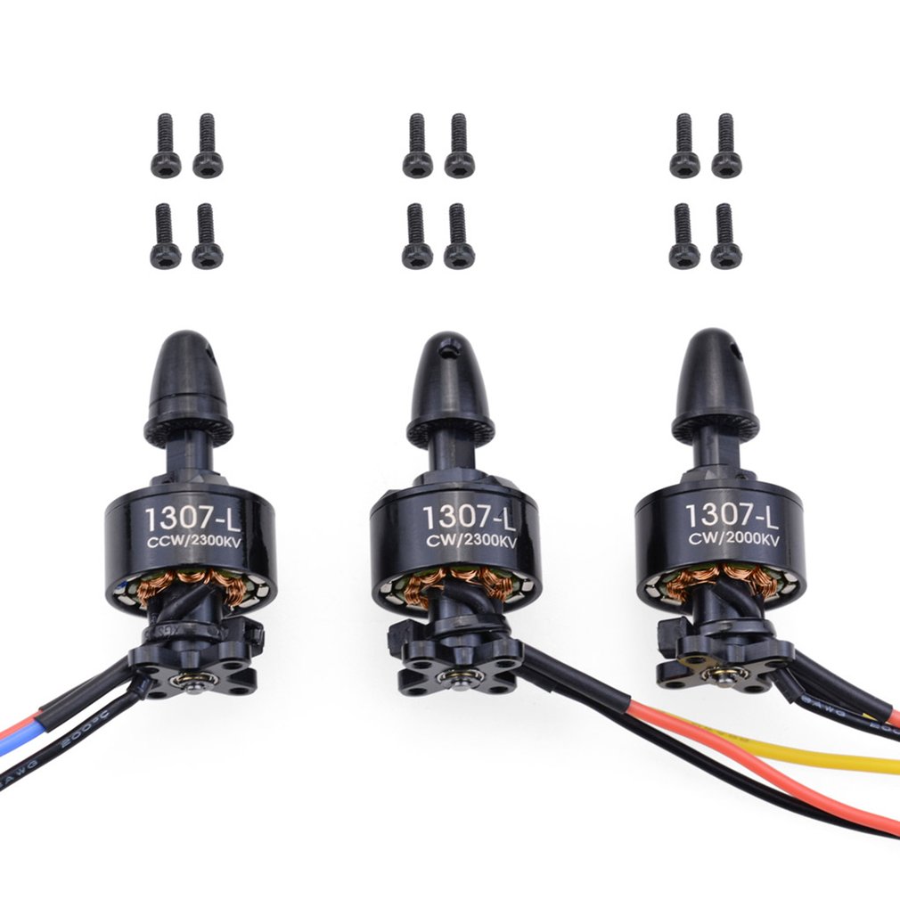 

SUPRASS HOBBY RC Brushless Motor 1307 2300KV CCW/KV2300 CW/2000KV KV2000 CW 2S-3S for X450 RC Airplane Aircraft Drone Sp