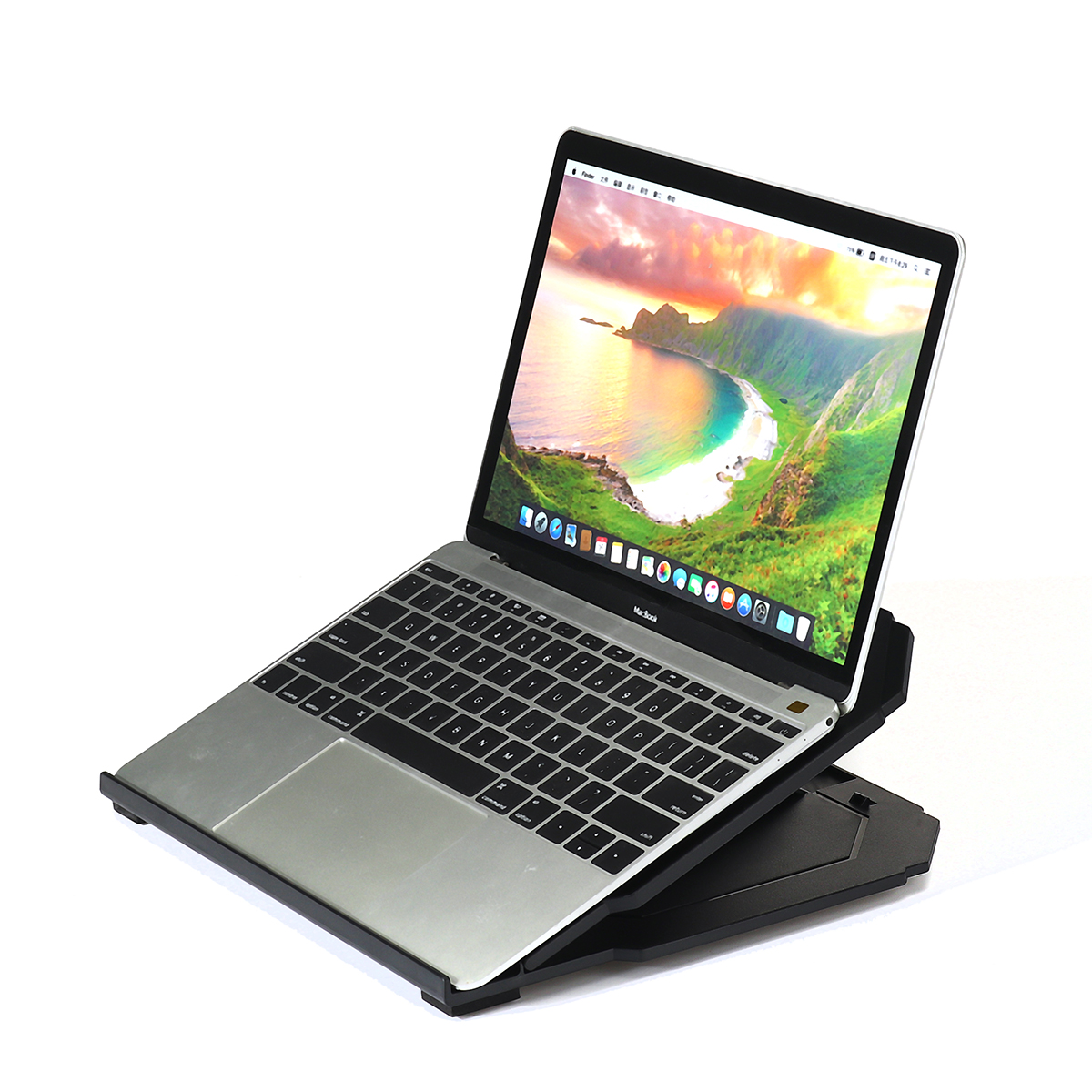 

Adjustable Plastic Laptop Stand Holder Desk Tablet Cooling Bracket With Phone Holder For Laptop MacBook Tablet