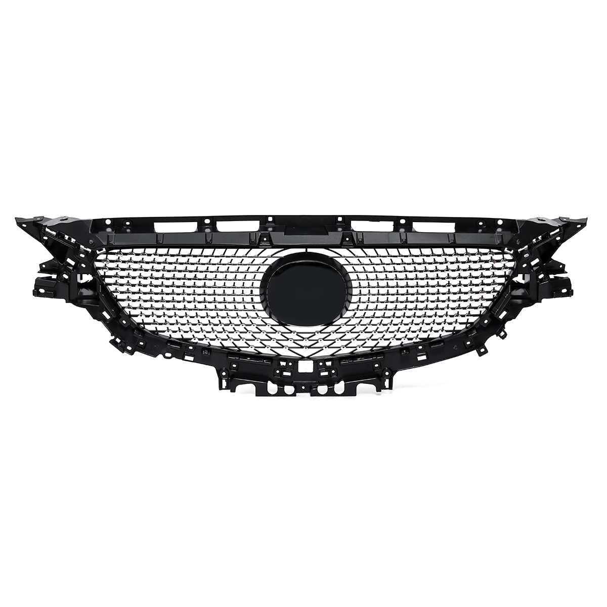 

ABS Black Gypsophila Front Mesh Grille Grill Cover for MAZDA 6 ATENZA 2017 2018