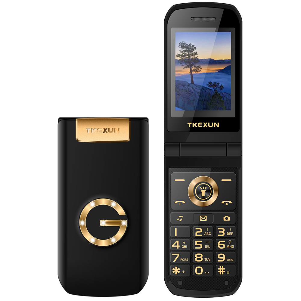 

TKEXUN G9000 2.4 inch 3800mAh Touch Screen Magic Voice Speed Dial Vibration Dual SIM Card Feature Phone