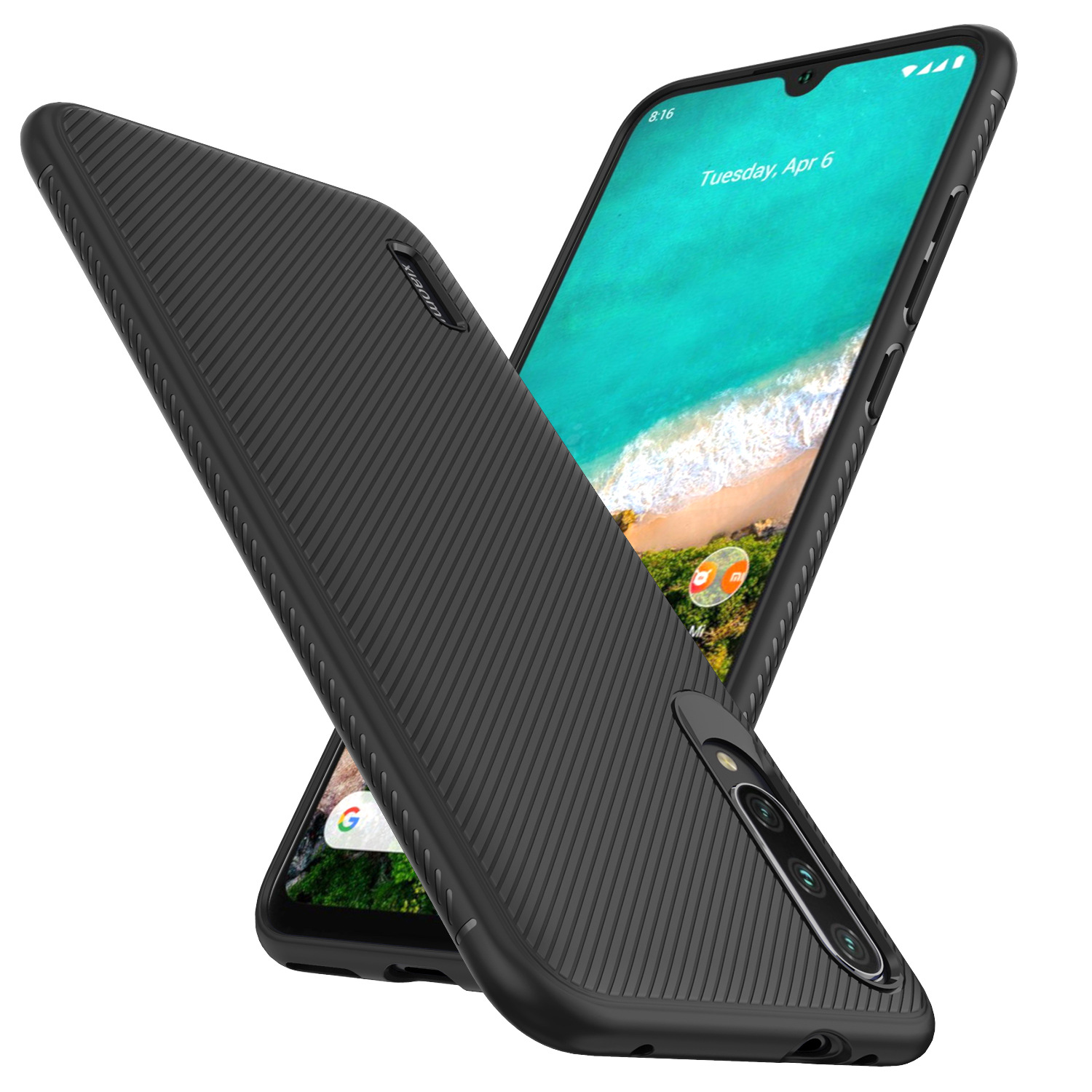 

Bakeey Carbon Fiber Texture Slim Soft Silicone Shockproof Protective Case for Xiaomi Mi A3 / Xiaomi Mi CC9e Non-original