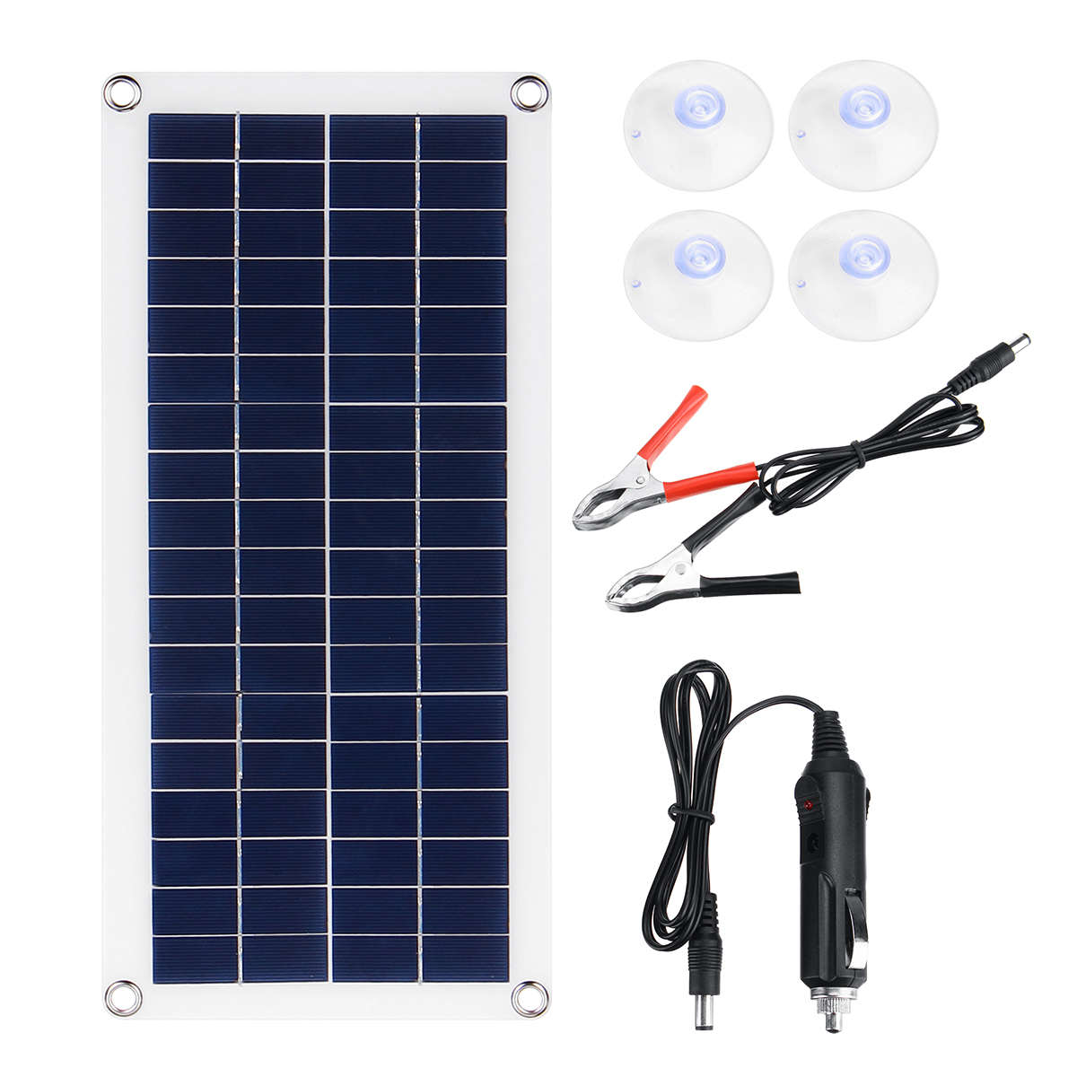

40W 18V 435×200×2.5mm Polysilicon Solar Panel for RV Roof Boat