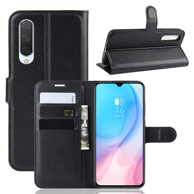 

Bakeey Litchi Pattern Shockproof Flip with Card Slot Magnetic PU Leather Full Body Protective Case for Xiaomi Mi A3 / Xi