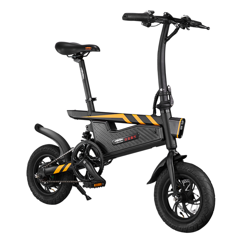 

[EU Direct] Ziyoujiguang T18S 36V 250W 7.8AH Folding Electric Bike 12 Inches 25km/h Top Speed 30-35km Mileage Intelligent Variable Speed System Max. Bearing 120kg