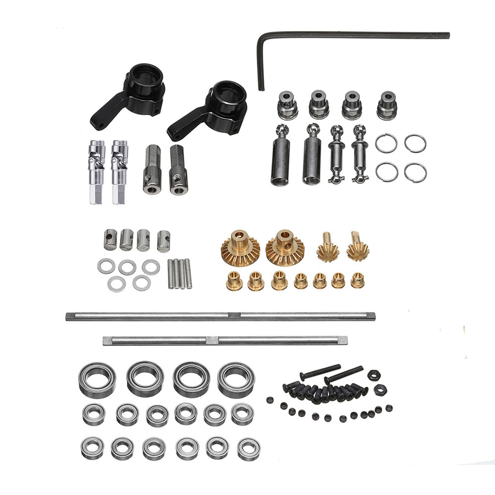 

WPL Original Full Metal OP Accessory Fitting Metal Kit B14 B24 B26 C14 C24 For 1/16 RC Car Parts
