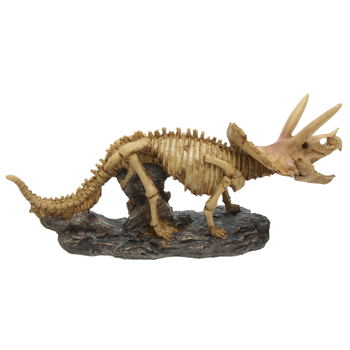 

Large Resin Dinosaur Skeleton Fossil Model Sculpture Figure Stand Display Decorations