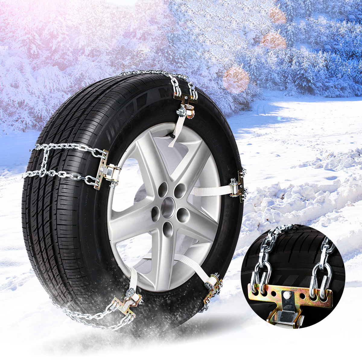 

Universal Snow Chain Anti-skid Chains for Car Tire SUV MPV