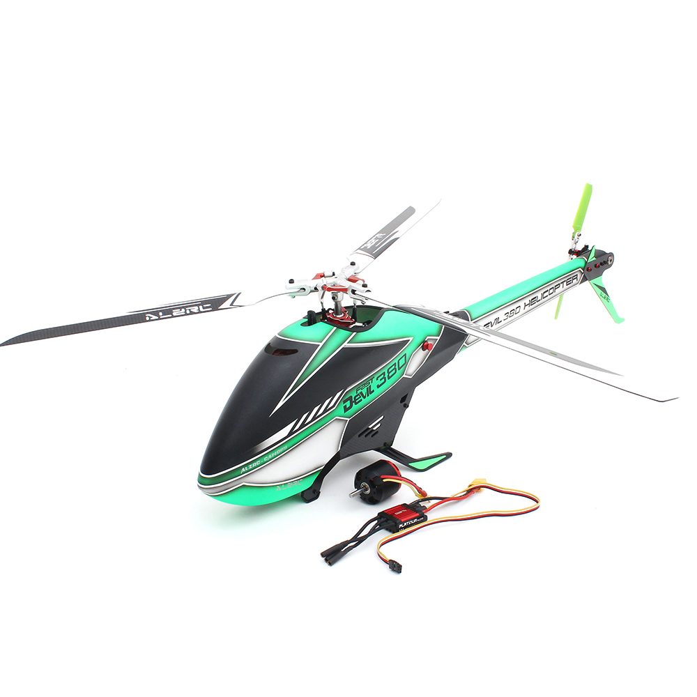 ALZRC Devil 380 FAST Three Blade Rotor TBR RC Helicopter Standard Combo With Brushless Motor 60A V4 ESC