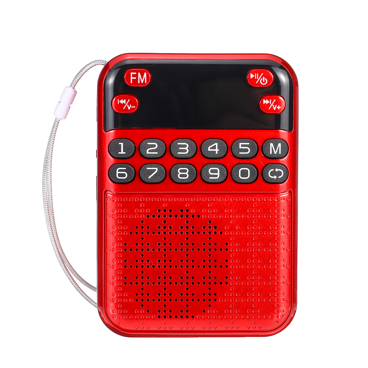 

Портативный FM 70-108 МГц Радио Цифровой Дисплей Выключение памяти Память TF Карта Динамик MP3-плеер