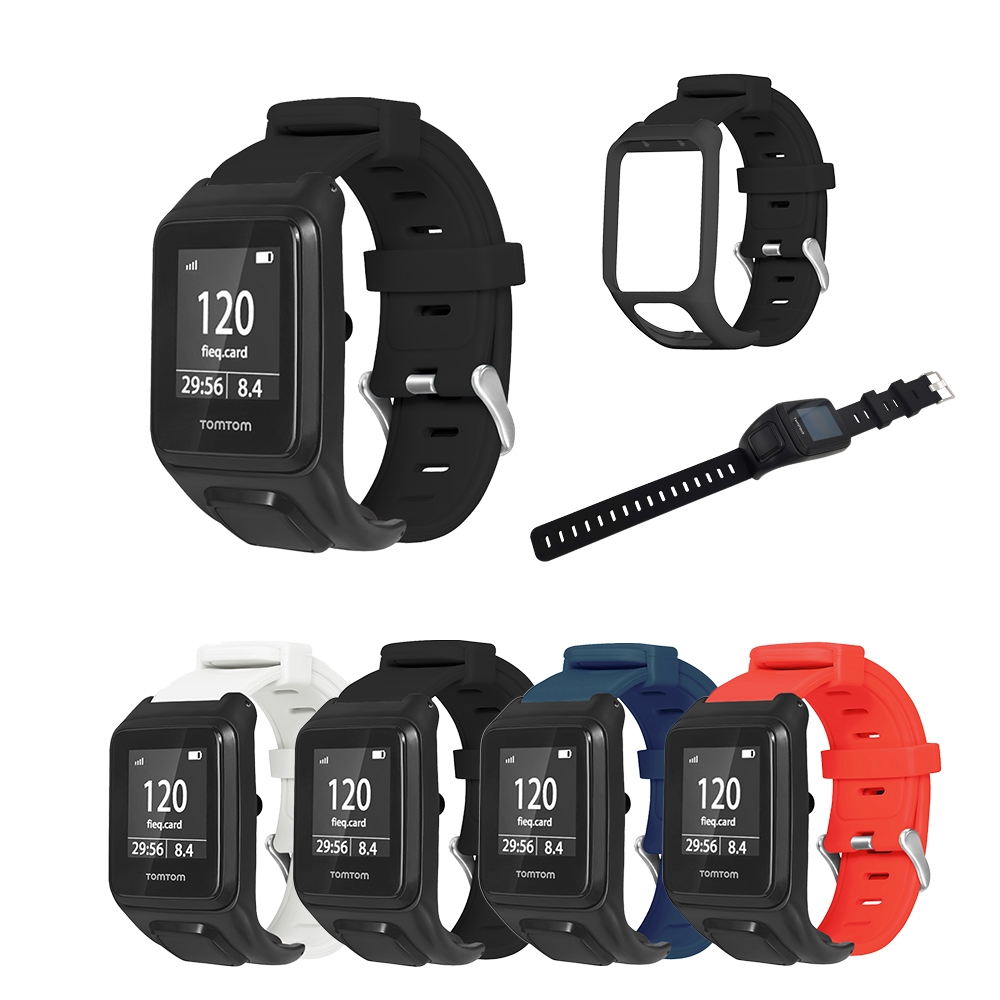 

Bakeey Silicone Watch Strap Smart Watch Band for TOMTOM Runner 3/Adventurer Smart Watch