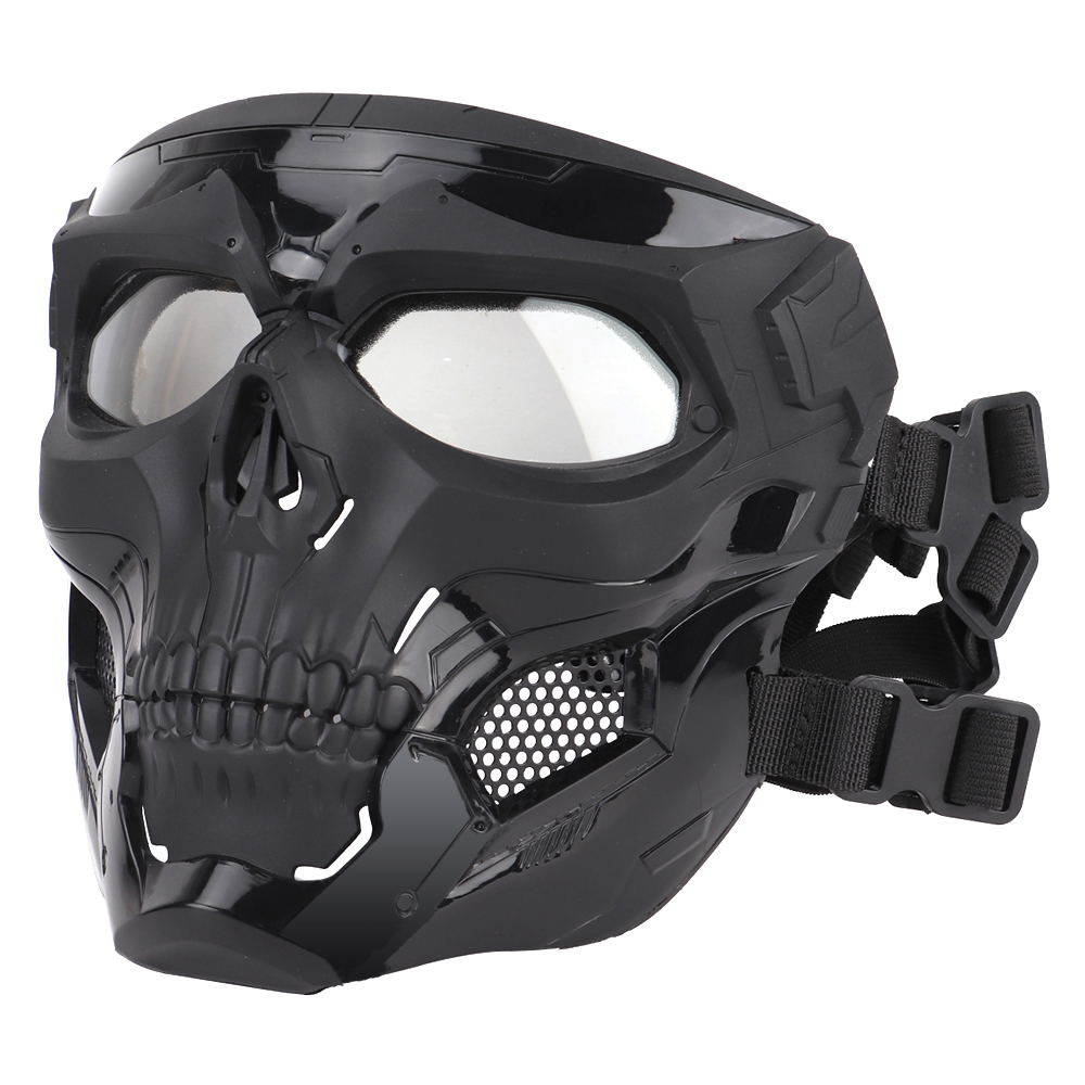

Wosport Skull Tactical Airsoft Mask Paintball CS Military Protective Full Face For Fast Helmet