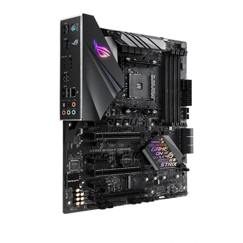 Find ASUS ROG STRIX B450 F GAMING AMD B450 Chip DDR4 ATX Motherboard M 2 USB 3 1 Gen2 Gaming Motherboard for Sale on Gipsybee.com