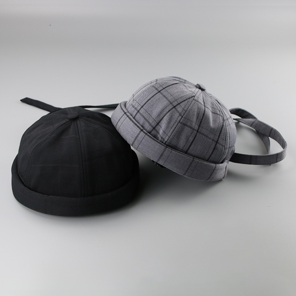 

Dome Retro Long Strapless Hat Brimless Hat