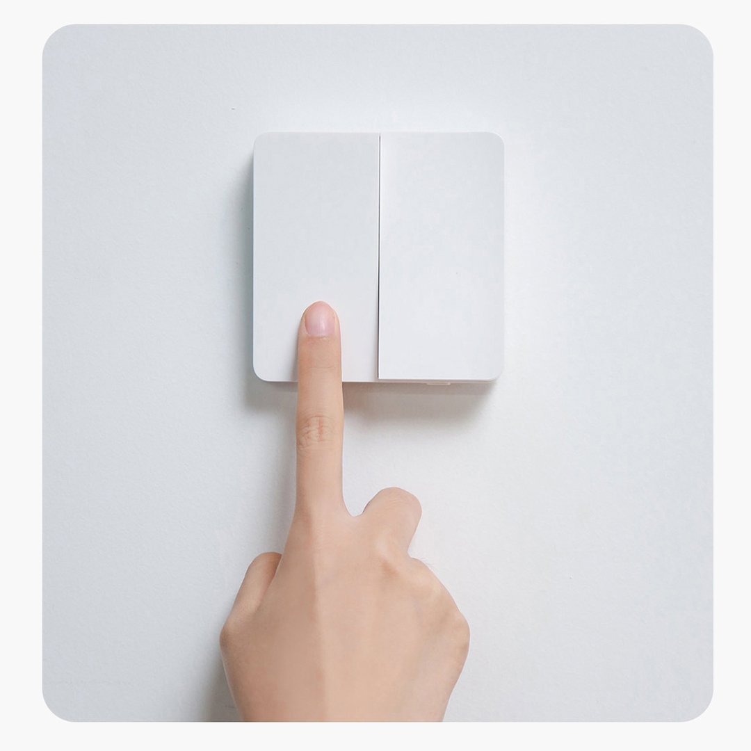 

Xiaomi Mijia Smart Switch Wall Switch Single/Doubl/Three Open Dual Control Switch 2 Modes Switch Over Intelligent Lamp L