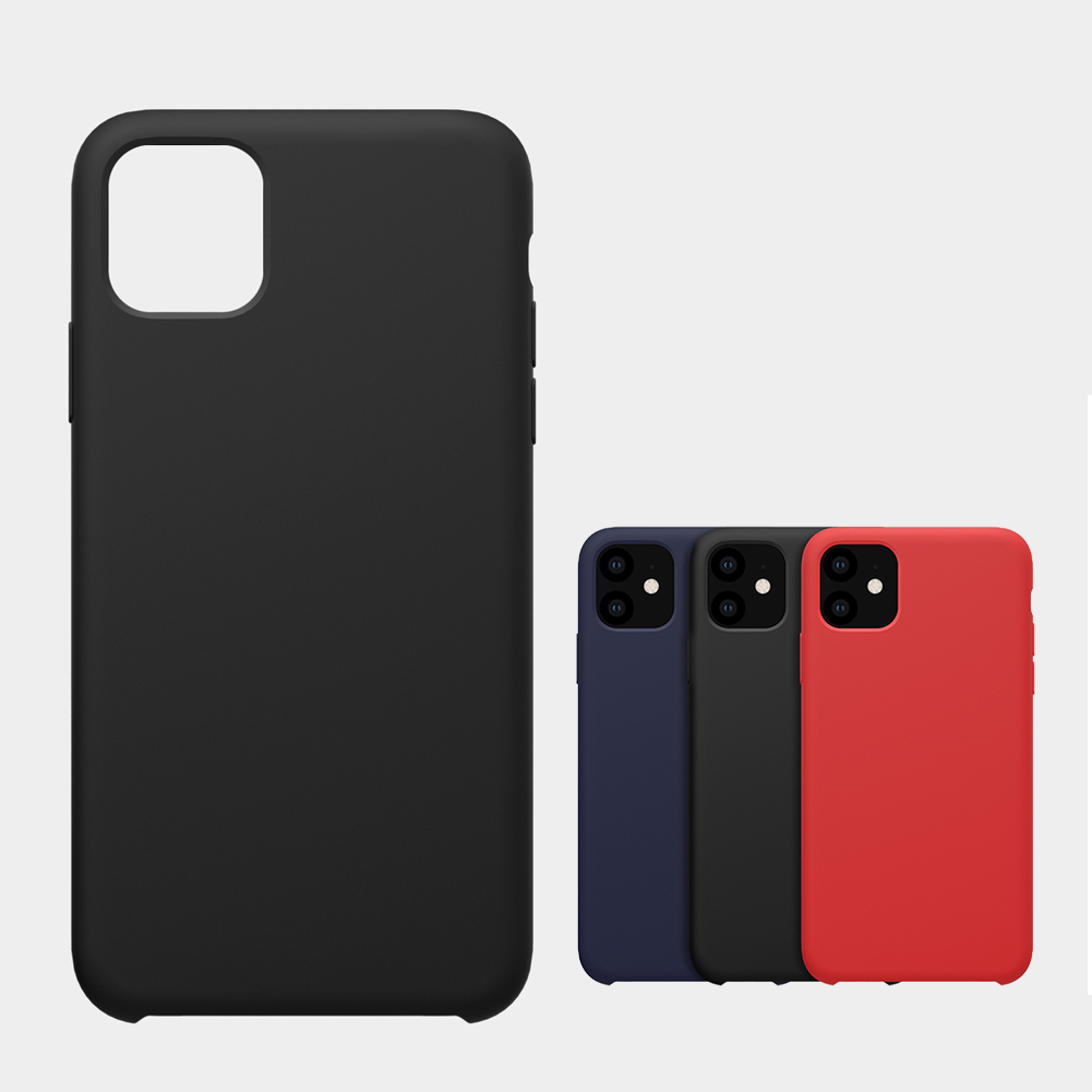 

NILLKIN Smooth Shockproof Soft Liquid Silicone Rubber Back Cover Protective Case for iPhone 11 6.1 inch
