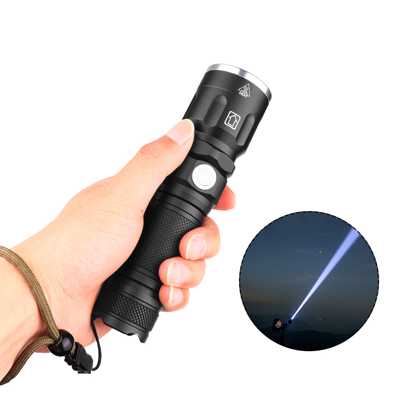 

XANES P50 XHP50 3-5Modes Telescopic USB Rechargeable Flashlight LED With 18650 Battery Flashlight Suit