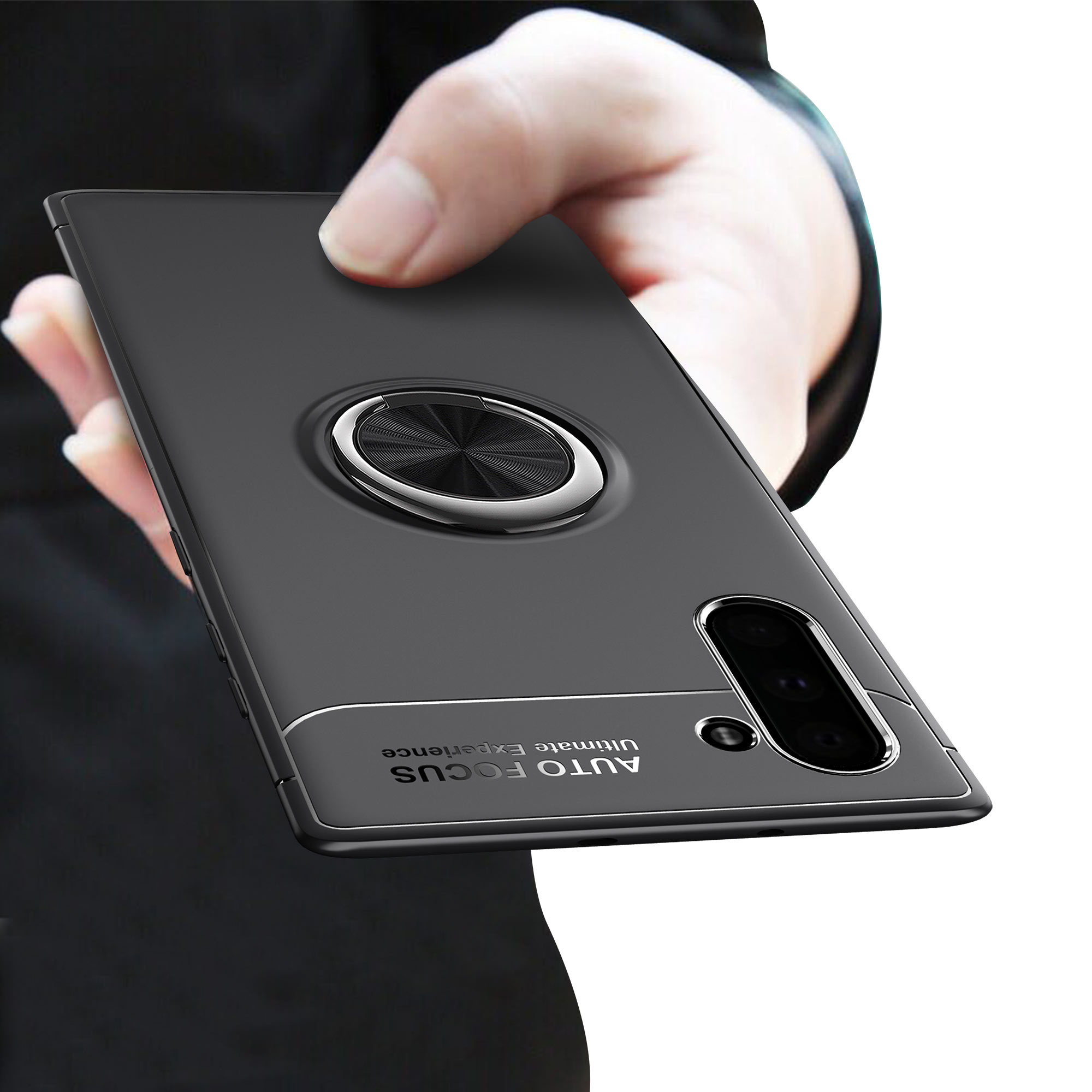 

Bakeey Protective Case For Samsung Galaxy Note 10/Note 10 5G 360º Rotating Ring Grip Bracket Back Cover