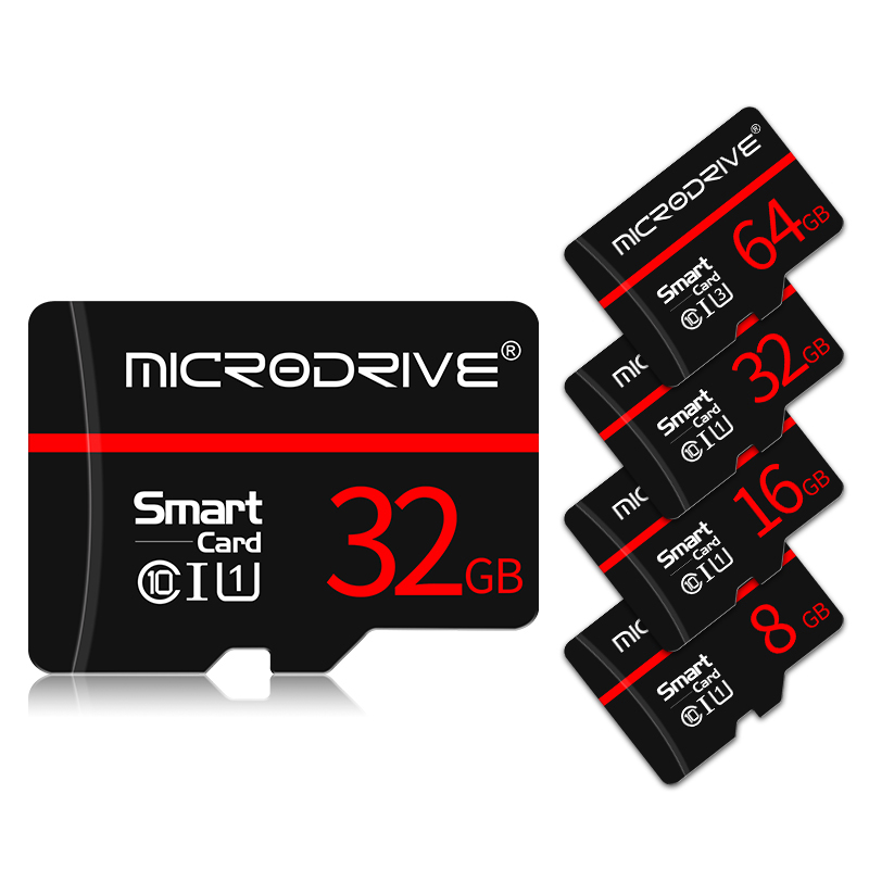 

MicroDrive 8GB 16GB 32GB 64GB 128GB Data Transmission C10 Class 10 High Speed TF Memory Card With Card Adapter For Smart Phone Tablet PC GPS Camera Car DVR