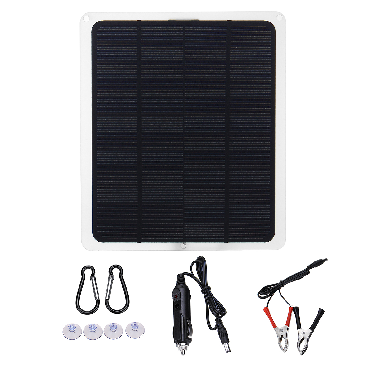 

10W Monocrystalline Solar Panel Battery Charger with 5v Single USB Interface