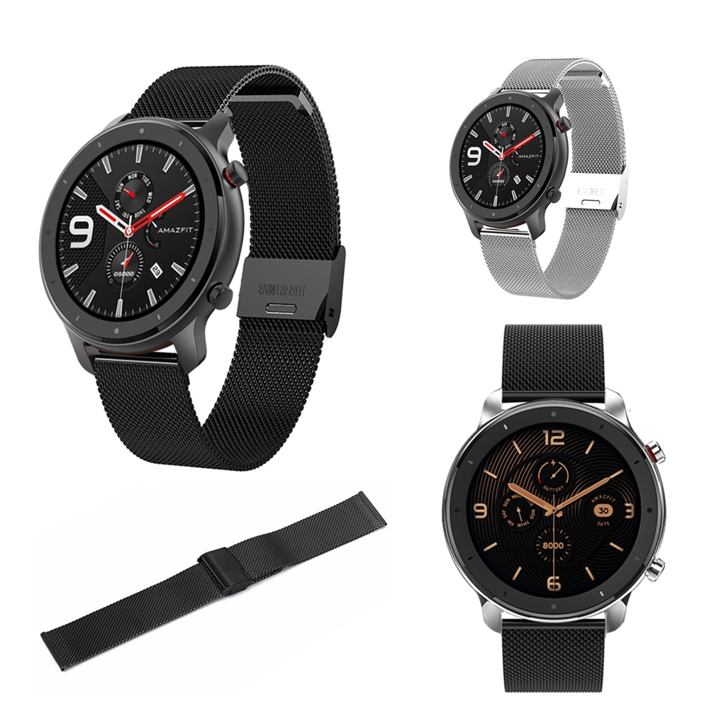 

Bakeey Watch из нержавеющей стали Стандарты Ремешок для часов бизнес-стиля для Amazfit GTR Smart Watch