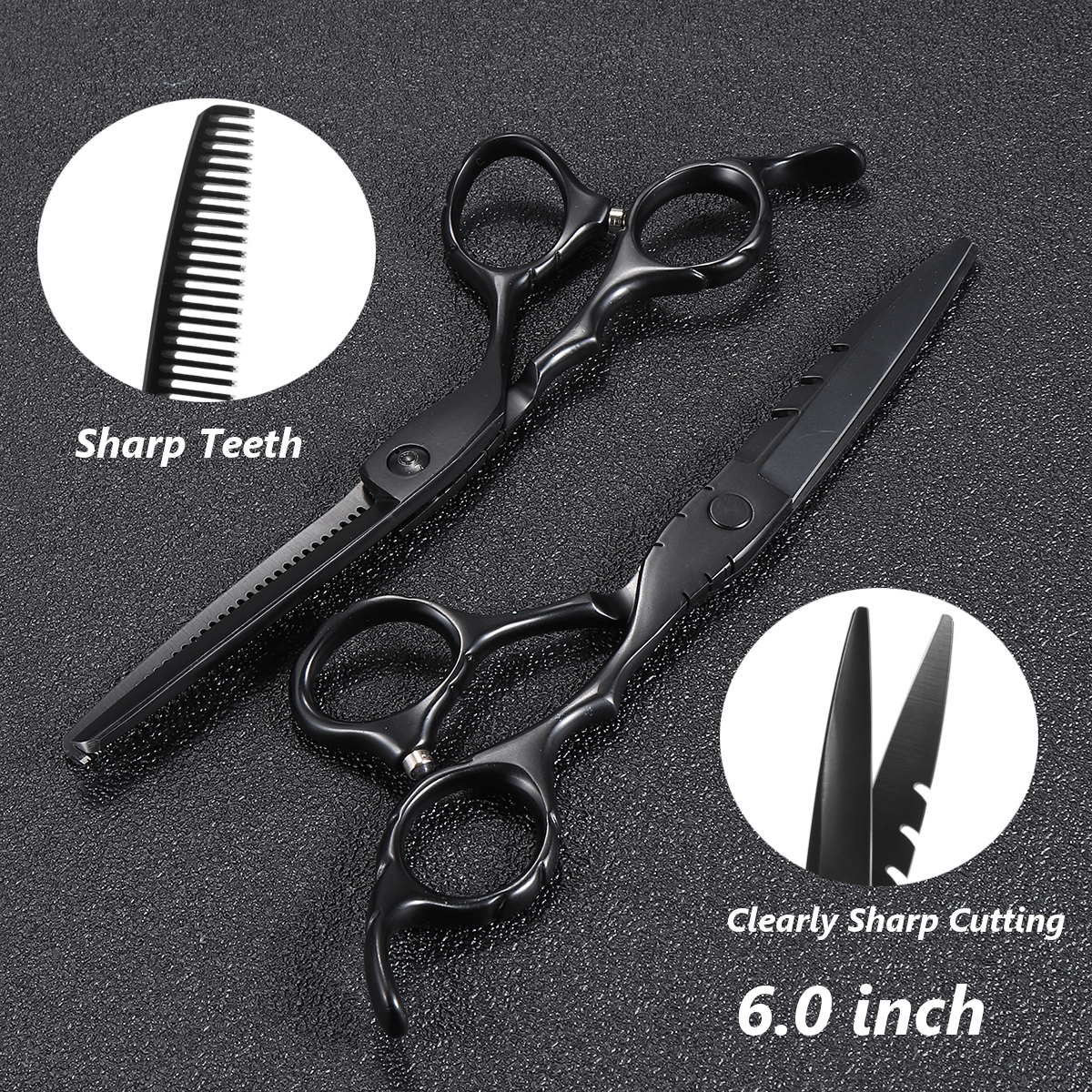 

Professional 6" Salon Hair Cutting Thinning Scissors Barber Shears Hairdressing