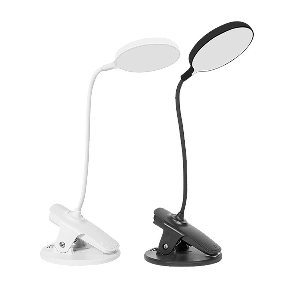 

Bakeey Rechargeable USB Charging Adjustable LED Smart Touch Table Desk Lamp Clip Reading Light