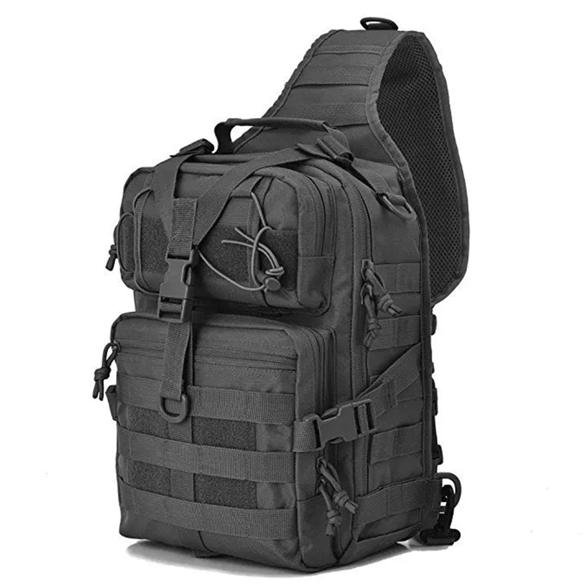 

Men Outdoor Tactical Molle Backpack Waterproof 800D Nylon Assault Pack Sling Chest Bag Camping Hiking