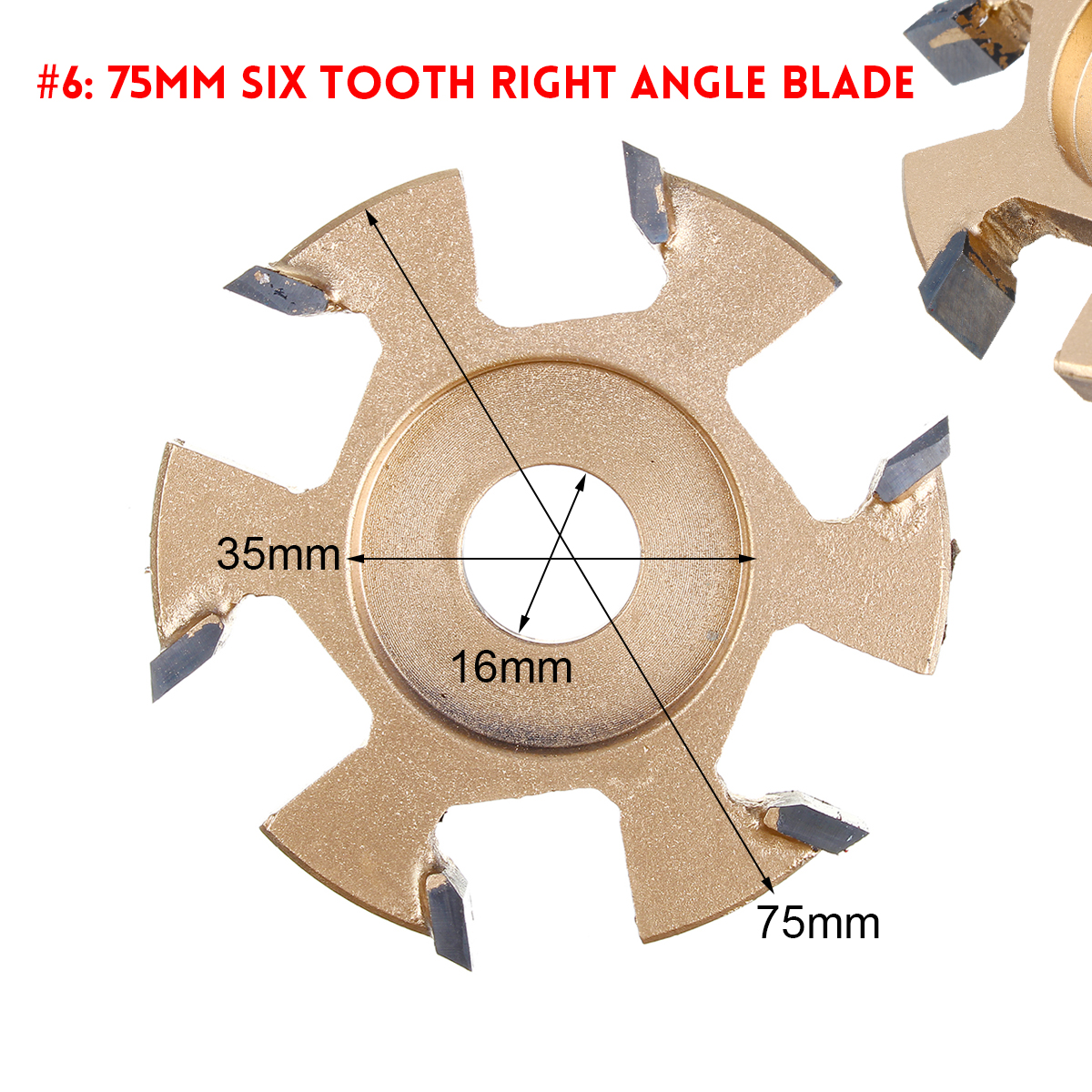 New 75/85/90/100mm Wood Carving Cutter Disc Blade Teeth Power for 16mm ...