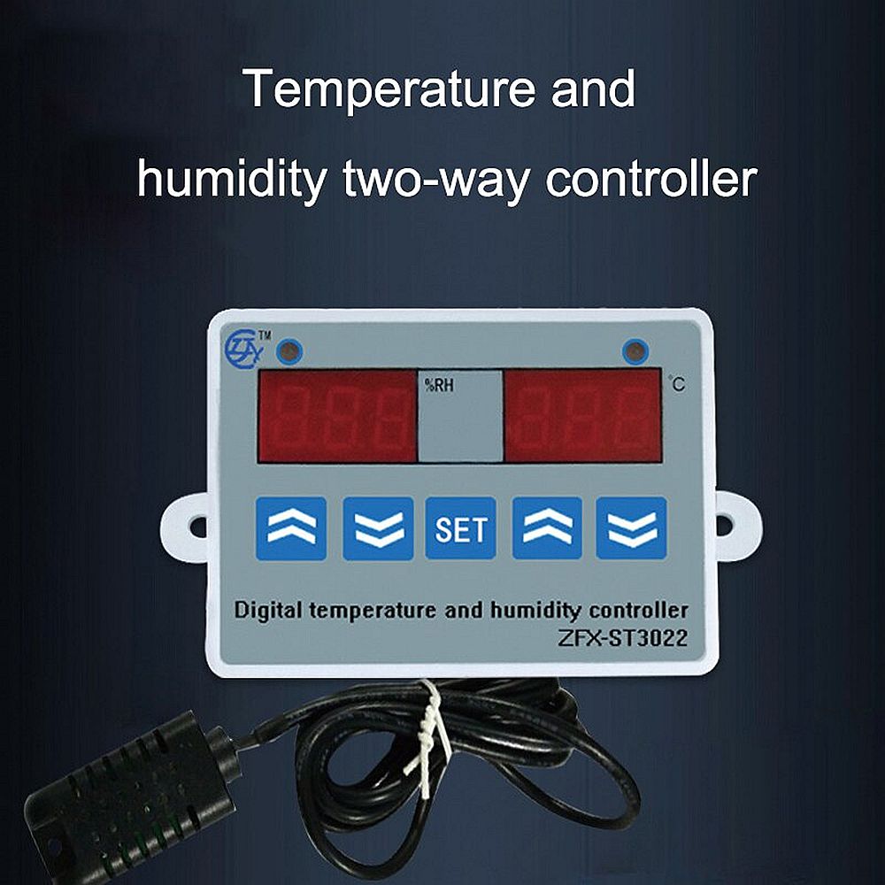 Color : 24V JOMOSIN BVCC313 ZFX-ST3022 LED Digital Double Thermometer Temperature Controller Thermostat Incubator Microcomputer 