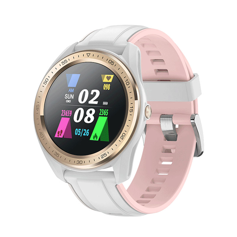 

Bakeey S18 1.4inch Full Touch Screen 24h Heart Rate Blood Pressure Monitor Female Physiological Care Smart Watch