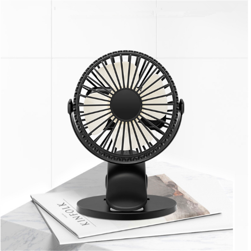 

3 Speed USB/Battery Mini Fan Multi-purpose 360° Clip On Car Desk Table Laptop Cooling Fan