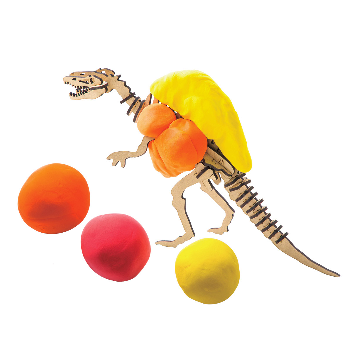 Robotime Clay Dinosaur Series 3D Puzzle Modeling Clay Children's Manual DIY Rubber Color Mud Toys 4