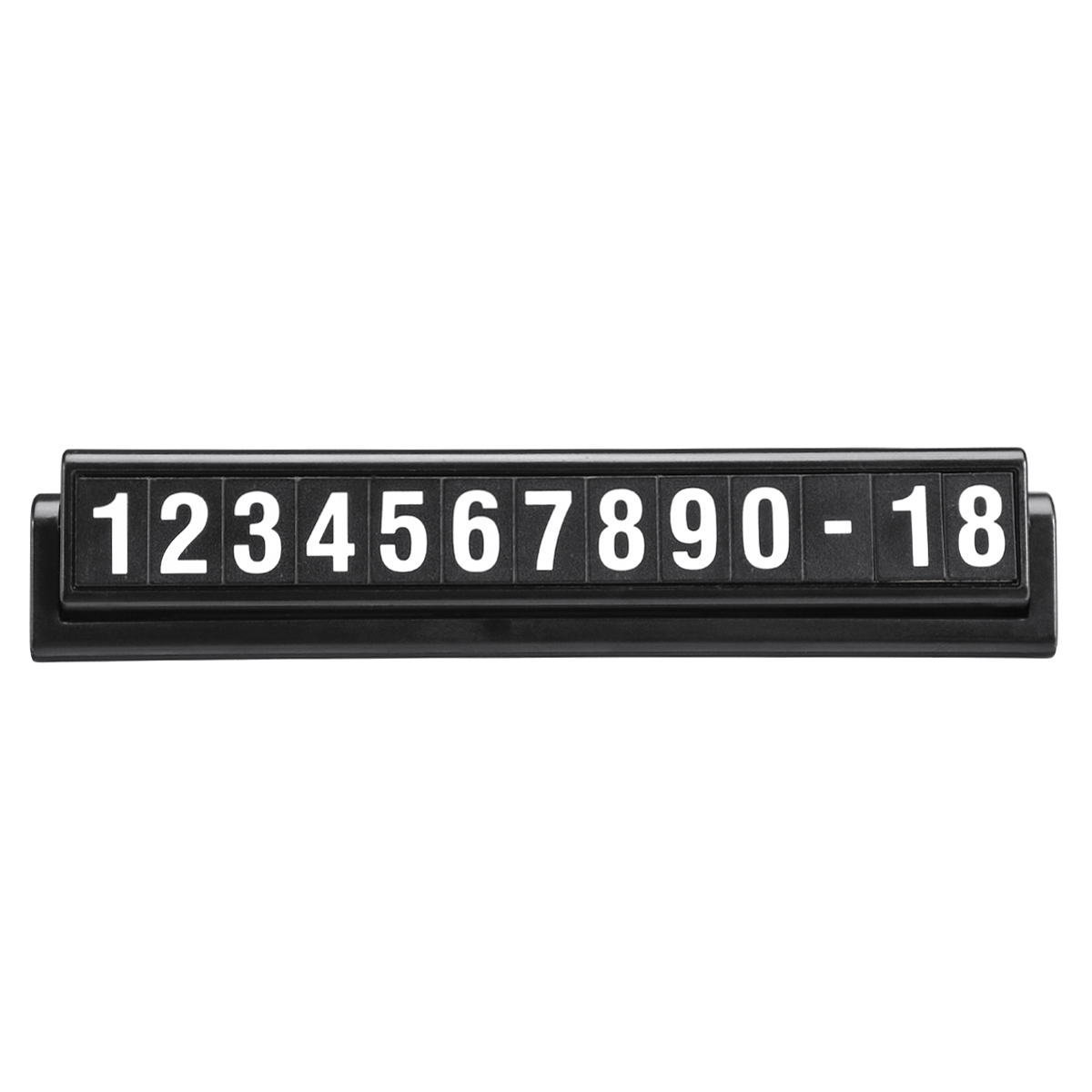 

Universal Car License Plate Frame Phone Number Stop Plate Sticker Luminous Temporary Parking Card Rotatable Hiding